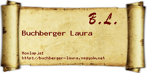 Buchberger Laura névjegykártya